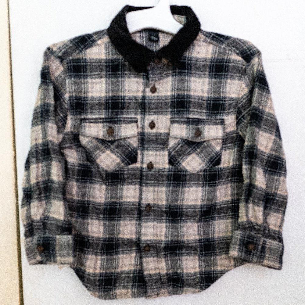 ART CLASS Toddler Button Up Flannel